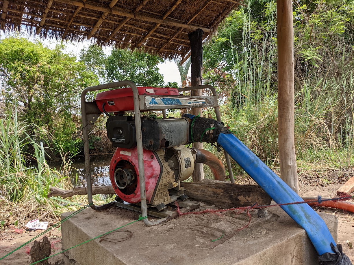 Irrigation pump.